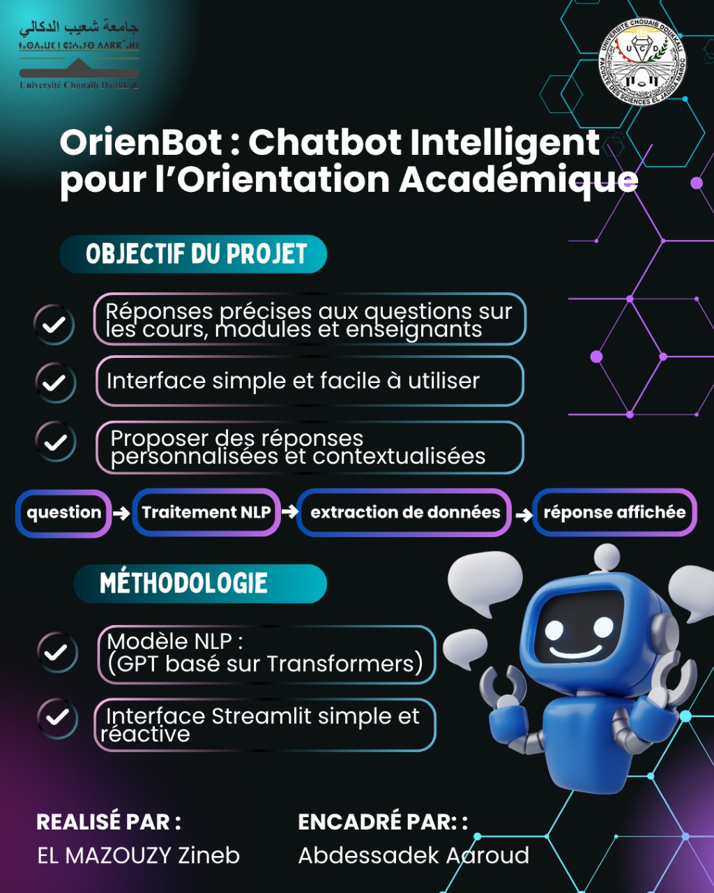 Development of an educational guidance chatbot